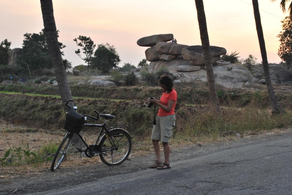 on the way to Hanuman temple