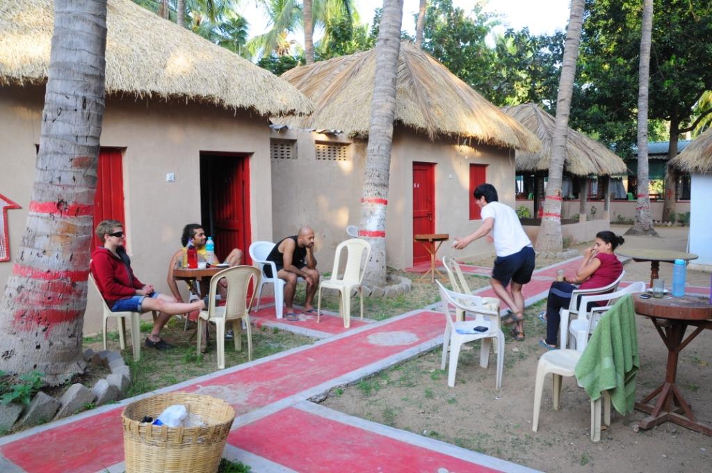 relaxing at Gauthami guest house