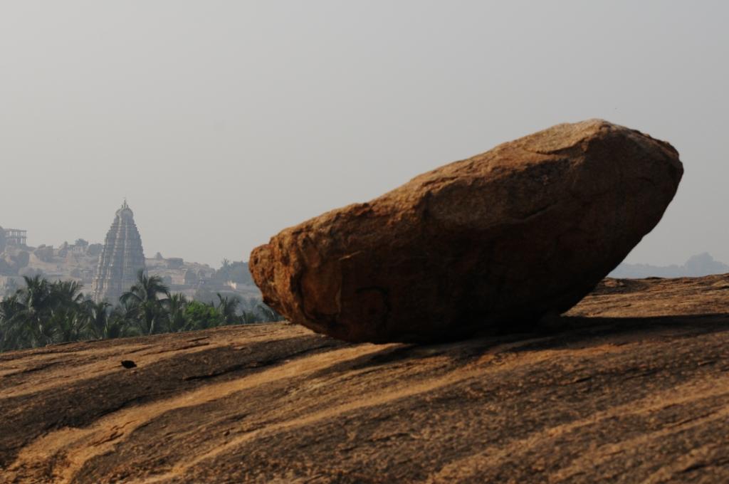 dome of the temple seen in the distance