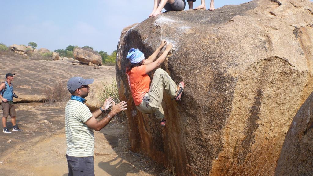 bouldering at Rishimukh
