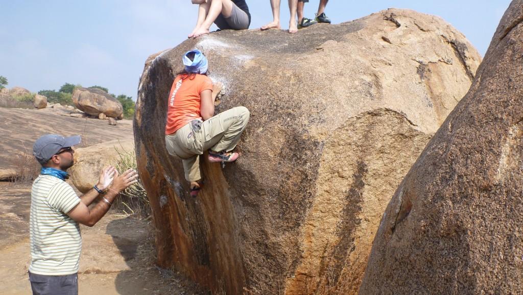 bouldering at Rishimukh