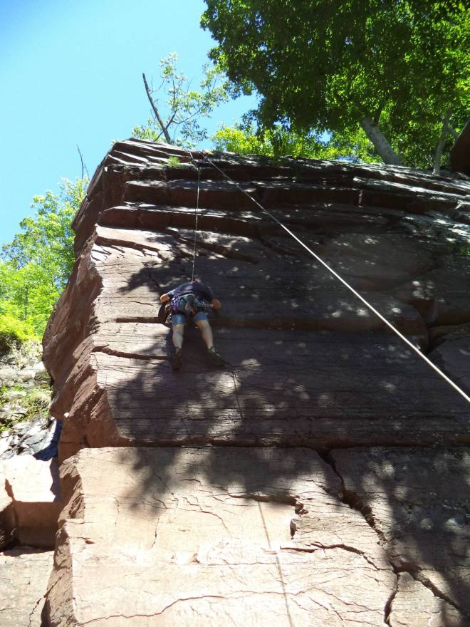 Arny on Triple Overhang