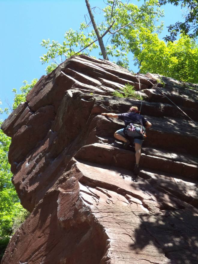 Arny on Triple Overhang