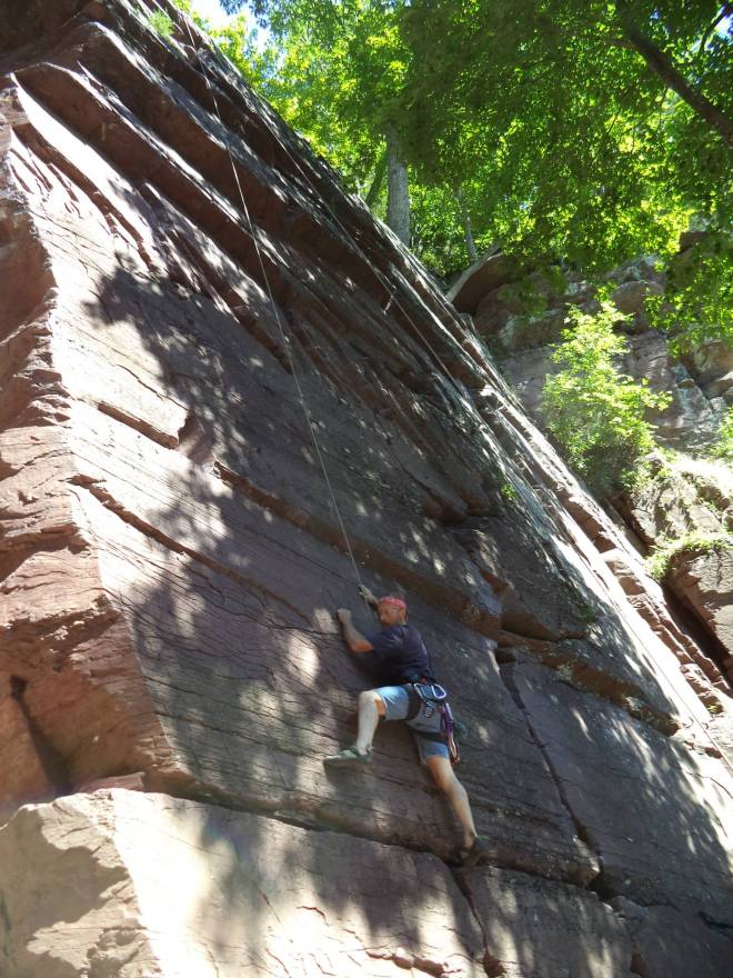 Arny on Triple Overhang