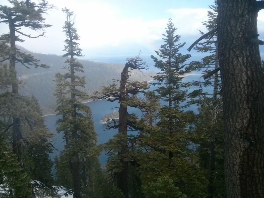 Emerald Bay as seen from the lookout on the way to Granite Lake
