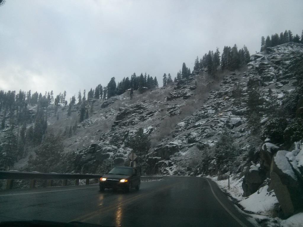 way back to San Francisco from South Lake Tahoe