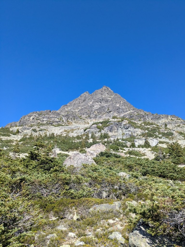 Blackcomb Peak DOA Buttress as seen from Blackcomb Lake