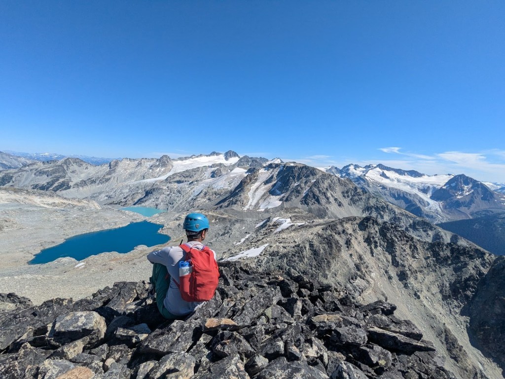 Celebrating after completing the DOA route